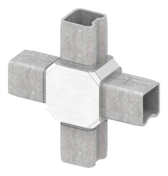Kreuzverbinder für Quadratrohr 25 x 25 x 2,0 mm