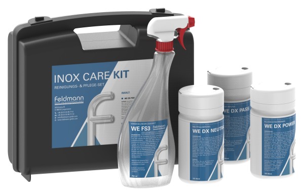 INOX CARE KIT Pflegeset für Edelstahl, im Koffer