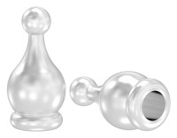 Vorschau: Zierspitze für Rundstab Ø 12,2 mm Vorschau: Zierspitze für Rundstab Ø 12,2 mm