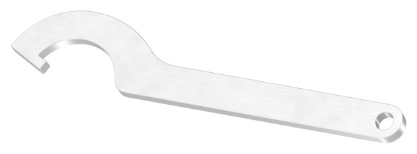 Hakenschlüssel für Glaspunkthalter Ø 30 mm, V2A