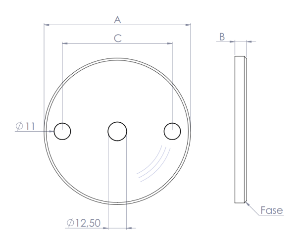 Produktbild von Furado F Ankerplatte 1000mm Mit U00dcbergang Auf DW-Eco 160mm