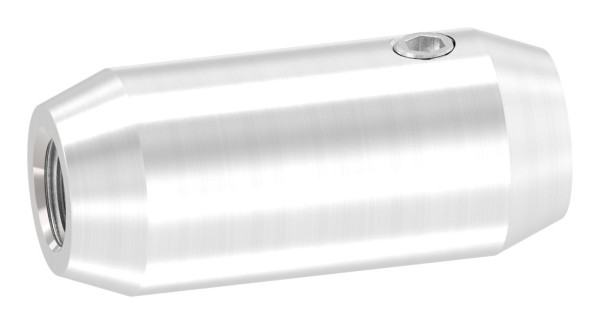 Rundstab-Verbinder mit Gewinde M8, für Rundstab Ø 10 mm