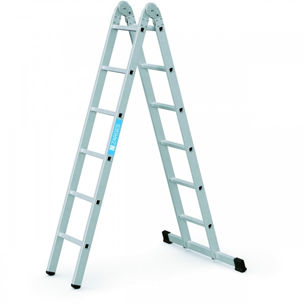 Gebördelte Mehrzweck-Klappleiter, 2-teilig, Combimaster X
