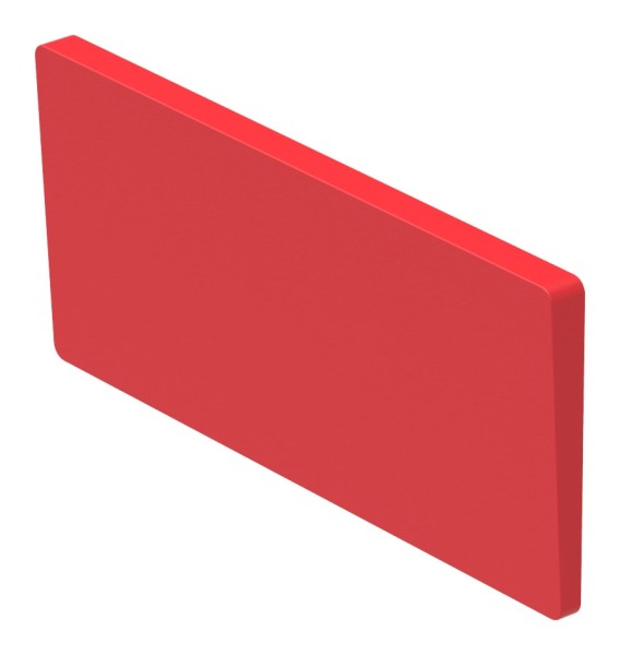 Farbe Rot, für Glasstärke 12,76 - 13,52 mm