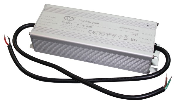 LED Netzgerät Netzteil-75W-IP67, für den Innen- und Außenbereich geeignet