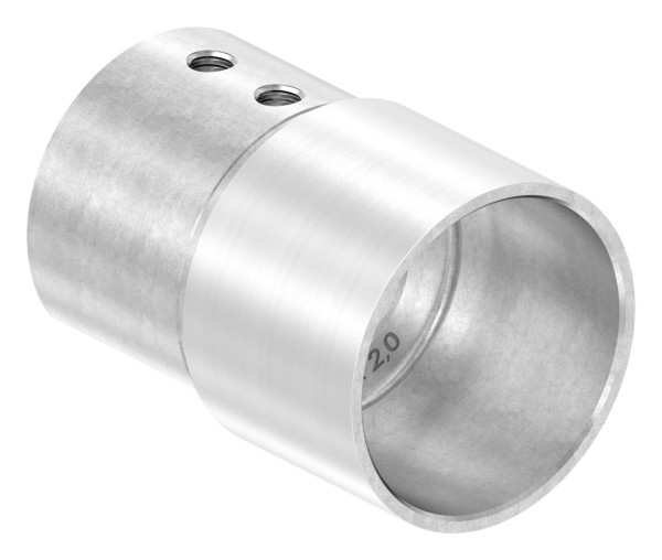 Nutrohr-Adapter auf Steckverbinder für Rohr Ø 42,4 mm, V4A