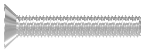 Senkkopfschraube M10 x 60 mit Innensechskant A2, ISO 10642