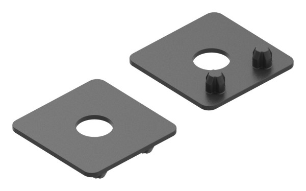 Abdeckplättchen für Blechhalter Ø 25 mm