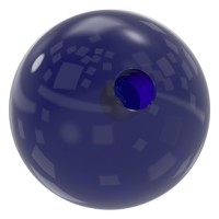 Glaskugel blau, Ø 60 mm, mit Sackloch, Farbe Blau, Rot oder Grün Glaskugel blau, Ø 60 mm, mit Sackloch, Farbe Blau, Rot oder Grün