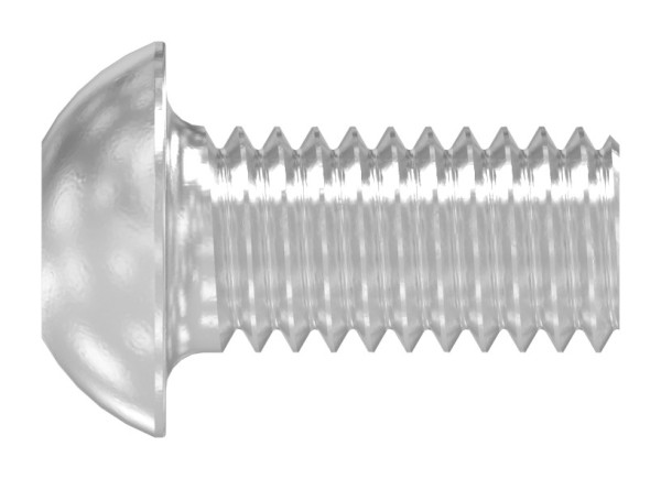 Rundkopfschraube mit Innensechskant, DIN 7380-1