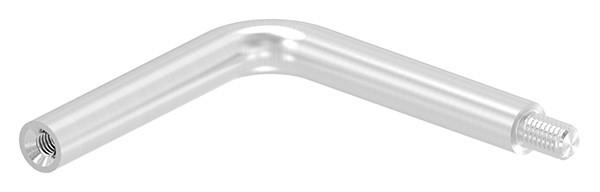 Bügel Edelstahl, 90° gebogen, 1 x Innengewinde, 1 x Außengewinde, V2A